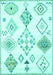 Solid Turquoise Modern Rug, con2752turq