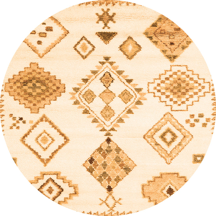 Machine Washable Solid Orange Modern Area Rugs, wshcon2752org