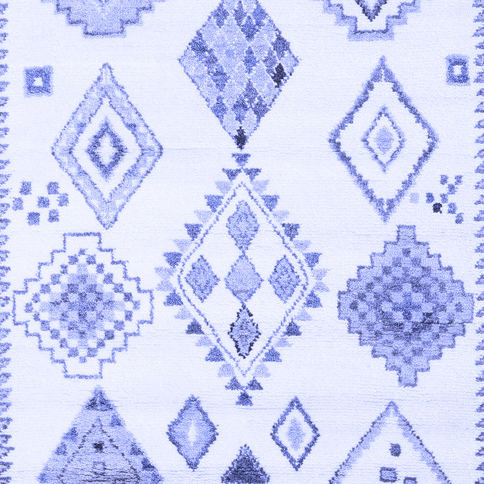 Solid Blue Modern Rug, con2752blu