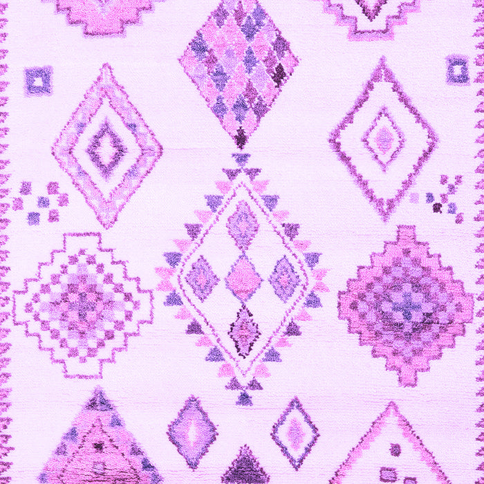 Solid Purple Modern Rug, con2752pur