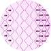 Round Solid Pink Modern Rug, con2753pnk