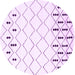 Round Solid Purple Modern Rug, con2753pur