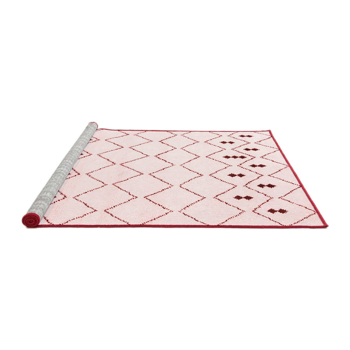 Modern Red Washable Rugs