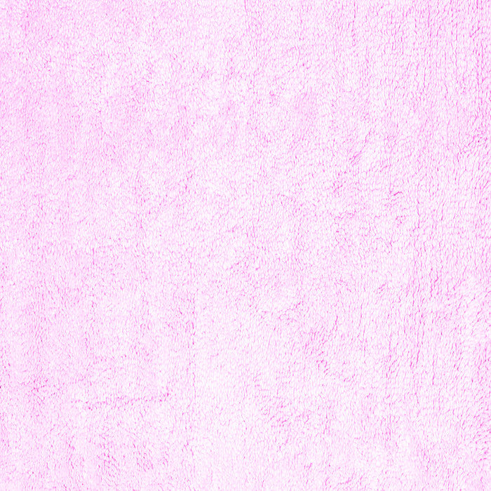 Square Solid Pink Modern Rug, con2754pnk