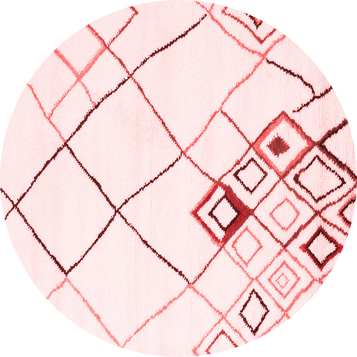 Solid Red Modern Rug, con2755red