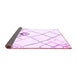 Sideview of Solid Purple Modern Rug, con2755pur