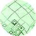 Round Machine Washable Solid Emerald Green Modern Area Rugs, wshcon2755emgrn