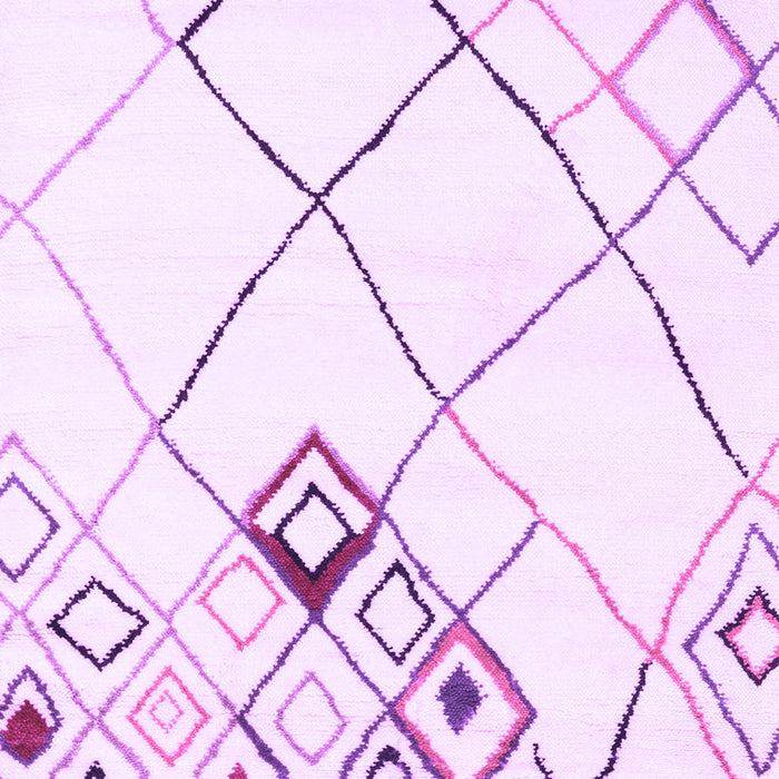 Solid Purple Modern Rug, con2755pur