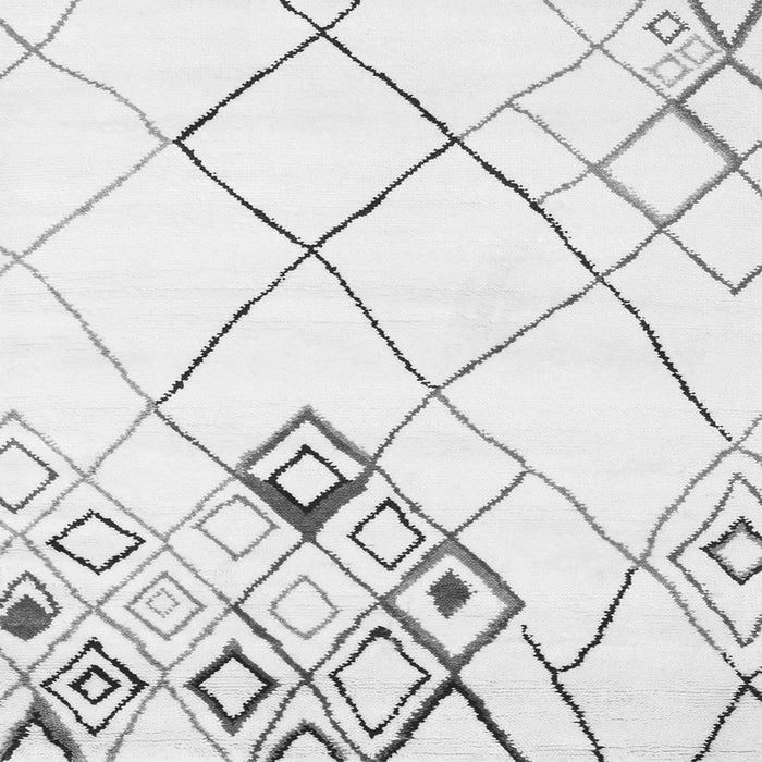 Serging Thickness of Solid Gray Modern Rug, con2755gry