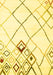 Solid Yellow Modern Rug, con2755yw