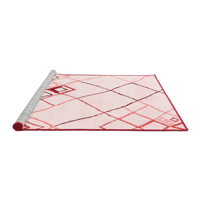 Modern Red Washable Rugs