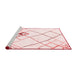 Modern Red Washable Rugs