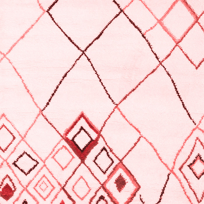 Solid Red Modern Area Rugs