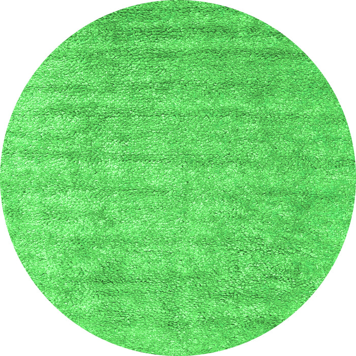 Square Abstract Green Contemporary Rug, con2756grn