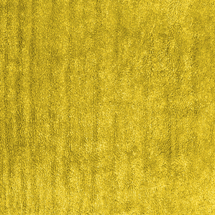 Square Machine Washable Abstract Yellow Contemporary Rug, wshcon2756yw