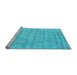 Sideview of Machine Washable Abstract Light Blue Contemporary Rug, wshcon2756lblu