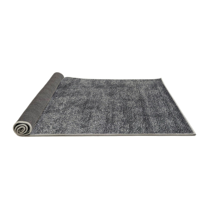Thickness of Contemporary Gray Modern Rug, con2757