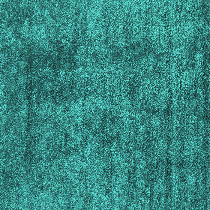 Square Machine Washable Abstract Turquoise Contemporary Area Rugs, wshcon2757turq