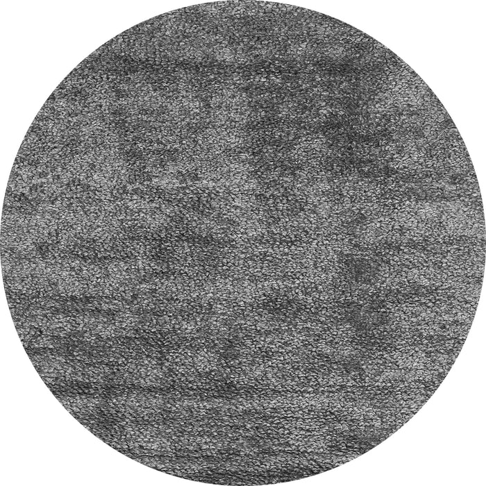 Square Abstract Gray Contemporary Rug, con2757gry