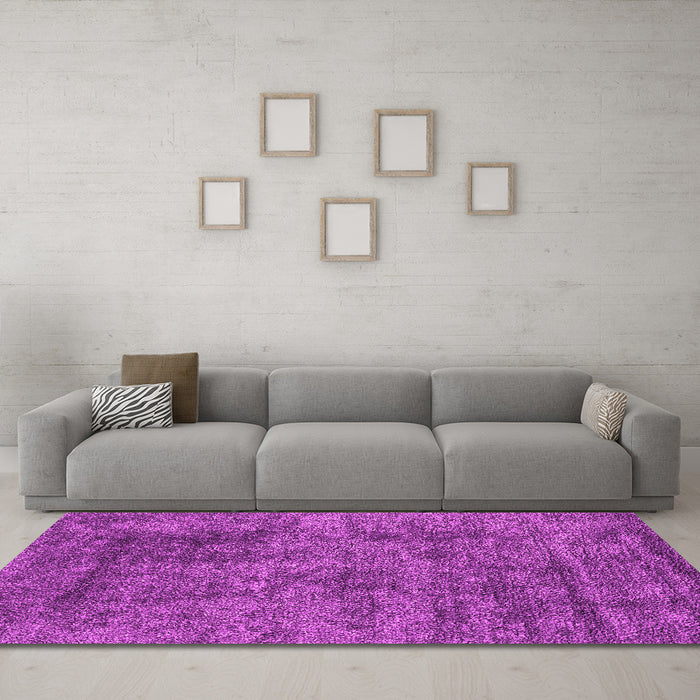 Machine Washable Abstract Pink Contemporary Rug in a Living Room, wshcon2757pnk