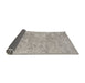 Thickness of Contemporary Pale Silver Gray Modern Rug, con2758