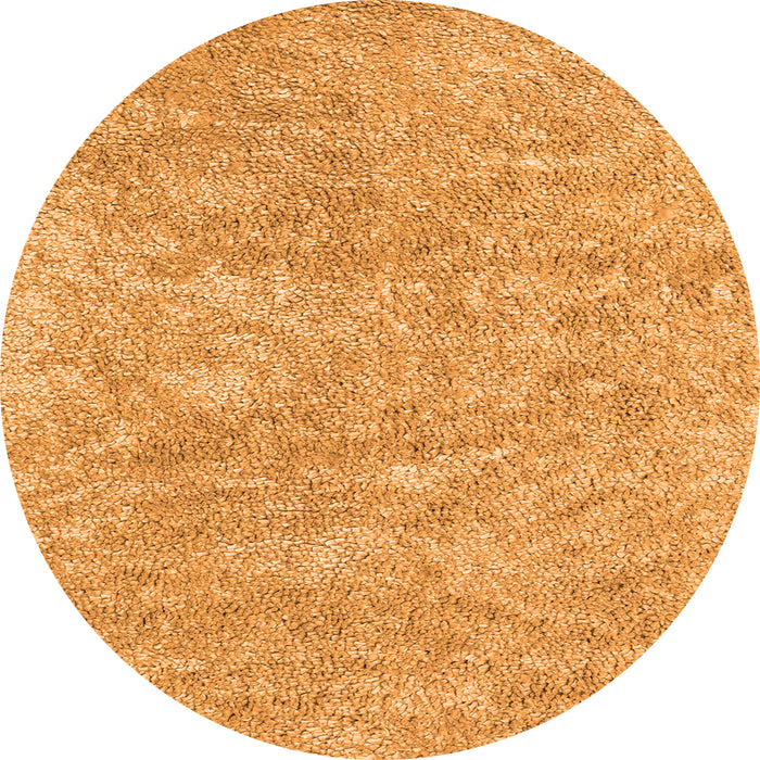 Square Abstract Orange Contemporary Rug, con2758org