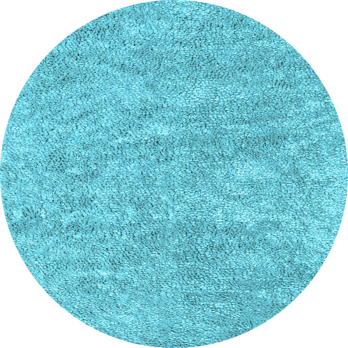 Round Machine Washable Abstract Light Blue Contemporary Rug, wshcon2758lblu