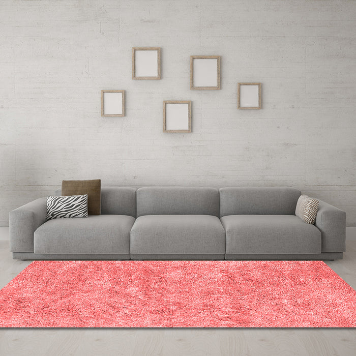 Contemporary Red Washable Rugs