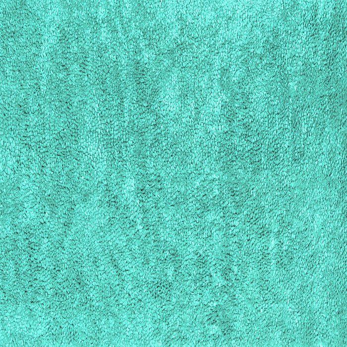 Square Machine Washable Abstract Turquoise Contemporary Area Rugs, wshcon2758turq