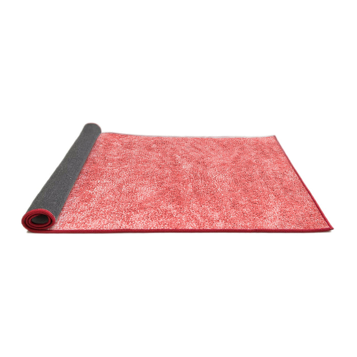 Abstract Red Contemporary Area Rugs