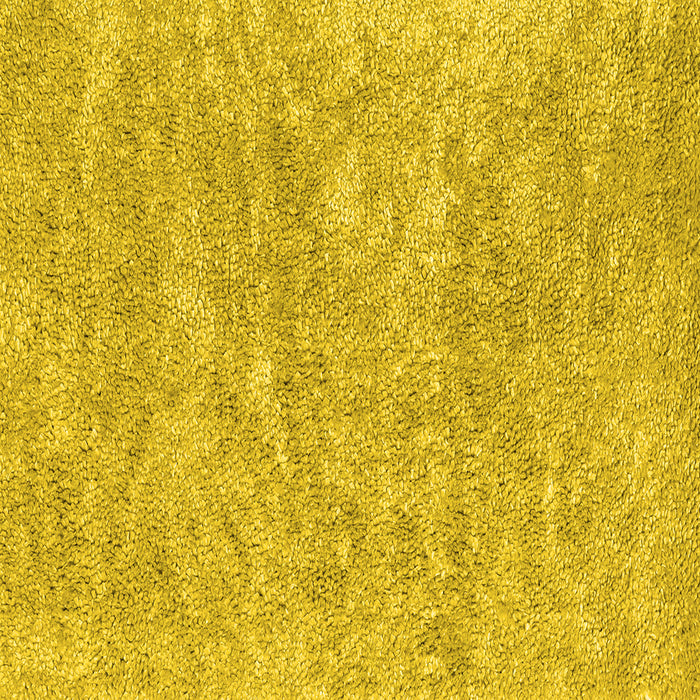 Square Abstract Yellow Contemporary Rug, con2758yw