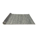 Thickness of Contemporary Carbon Gray Modern Rug, con2759