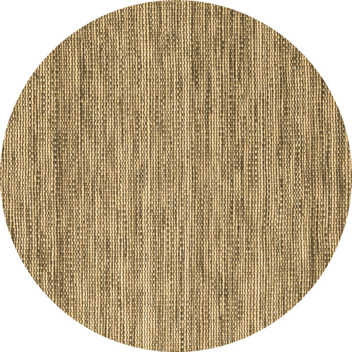 Round Abstract Brown Contemporary Rug, con2759brn