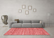 Contemporary Red Washable Rugs