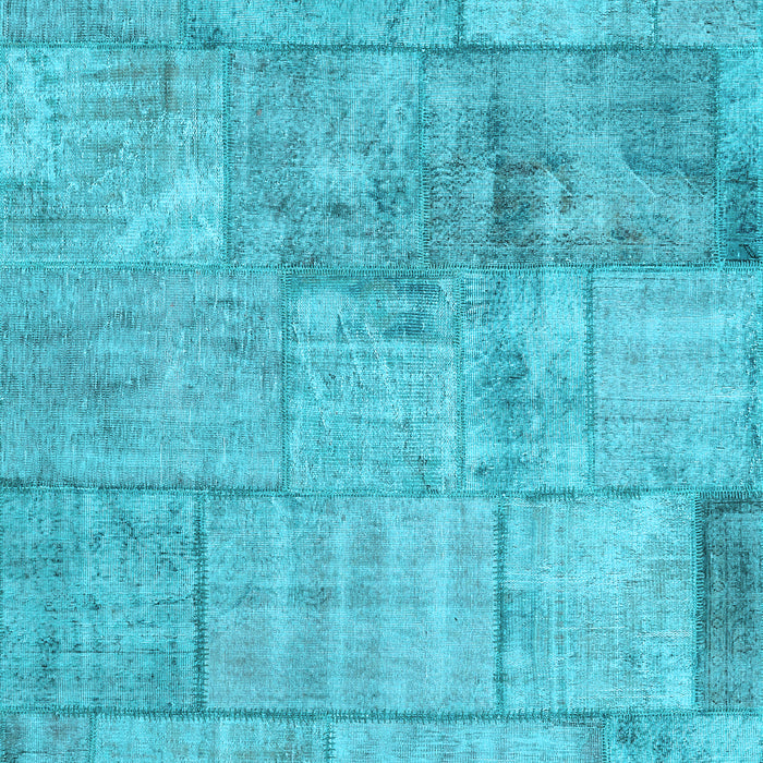 Patchwork Light Blue Transitional Rug, con275lblu