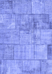 Patchwork Blue Transitional Rug, con275blu