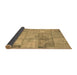 Sideview of Patchwork Brown Transitional Rug, con275brn