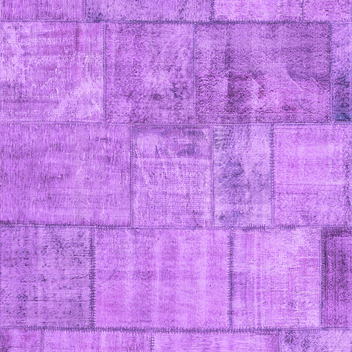 Patchwork Purple Transitional Rug, con275pur
