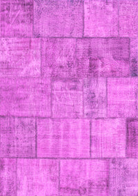 Patchwork Pink Transitional Rug, con275pnk