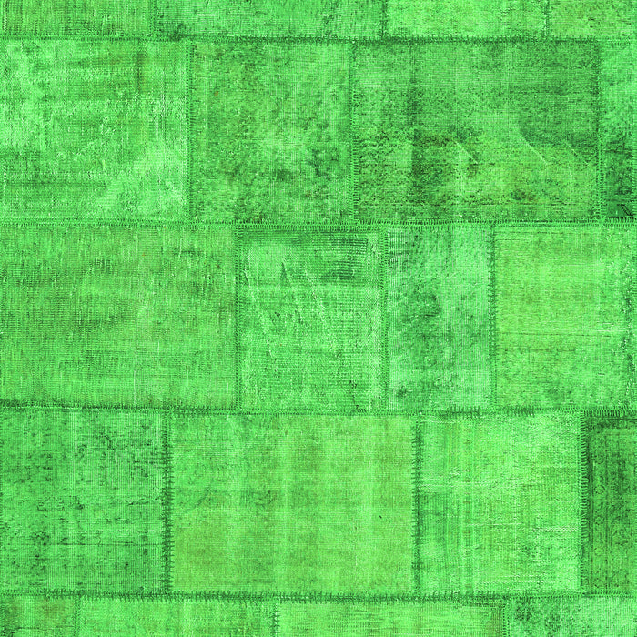 Patchwork Green Transitional Rug, con275grn