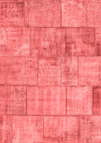 Patchwork Red Transitional Rug, con275red