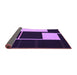 Sideview of Abstract Purple Contemporary Rug, con2760pur