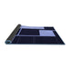 Sideview of Abstract Blue Contemporary Rug, con2760blu