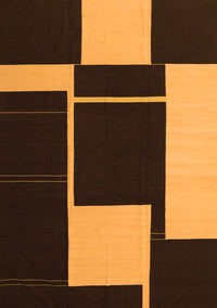 Abstract Orange Contemporary Rug, con2760org