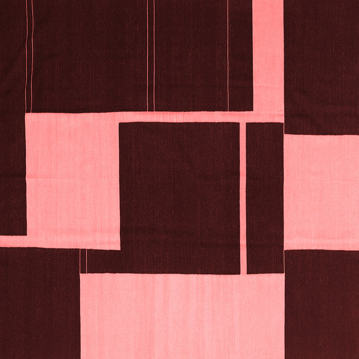 Abstract Red Contemporary Rug, con2760red
