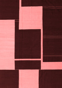 Abstract Red Contemporary Rug, con2760red