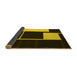 Sideview of Abstract Yellow Contemporary Rug, con2760yw