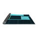 Sideview of Abstract Light Blue Contemporary Rug, con2760lblu