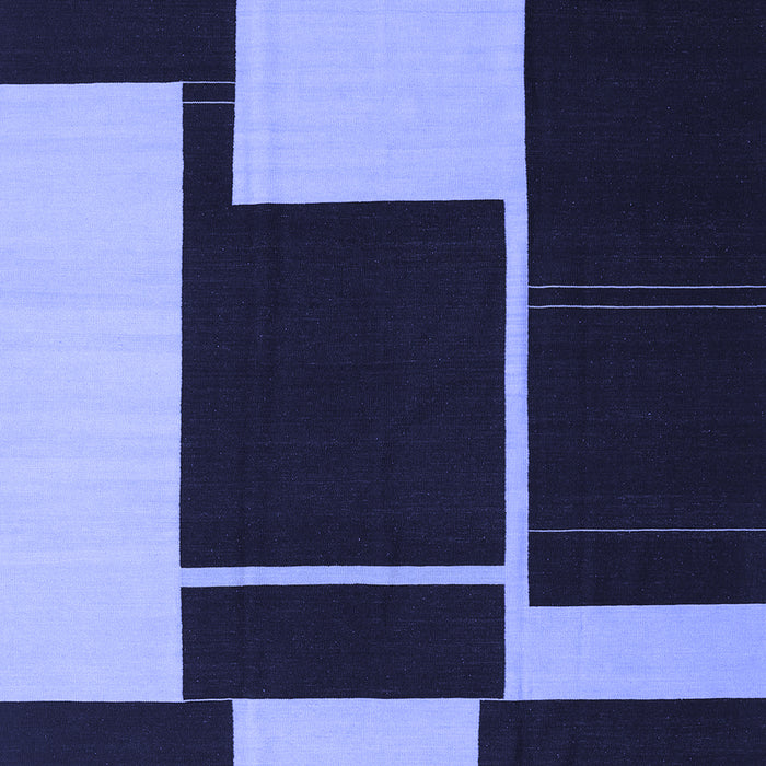 Machine Washable Abstract Blue Contemporary Rug, wshcon2760blu