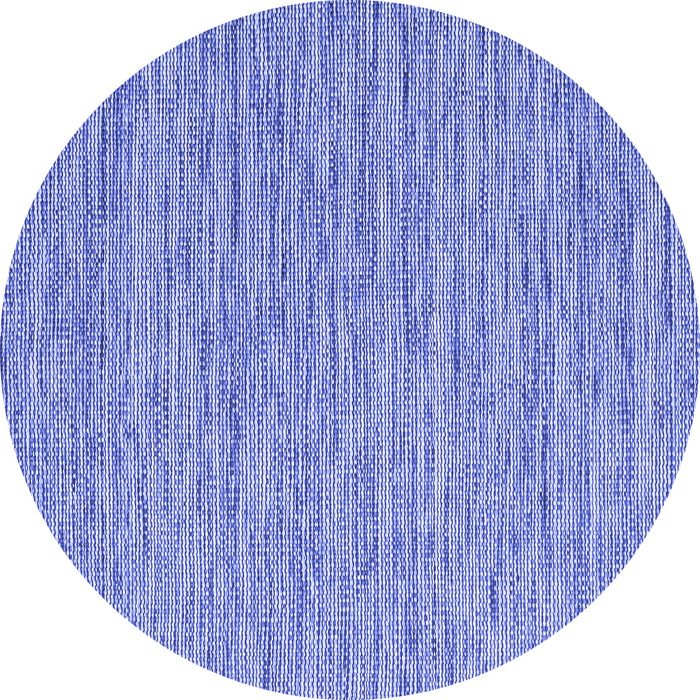Round Machine Washable Abstract Blue Contemporary Rug, wshcon2761blu